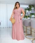 Vestido Longo Plus Size Três Marias Moda Feminina