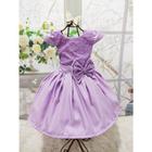 Vestido Menina Infantil Luxo Renda Laço feito Lilas