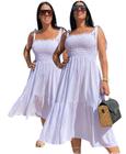 Vestido Midi Elegante Plus Size, Gravidas, Lactantes