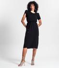 Vestido Midi Em Air Flow Rovitex Preto