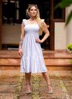 Vestido Midi em Laise 2 Marias Leve e Confortavel Tendencia Sophie