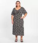 Vestido midi feminino plus size rovitex secret glam