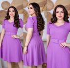 Vestido Midi Cinto em Promoção no Magazine Luiza