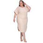 Vestido Midy Plus Size Feminino