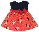 Vestido Minnie Vermelho C/manga Festa Infantil