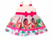 Vestido Moana Luxo Tematico - DG Baby Kids - Artigos e roupas infantis