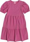 Vestido Momi Marias Pink com Brilhos 1 ao 8