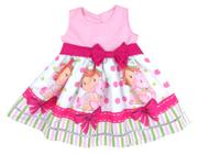 Vestido Moranguinho baby Rosa Festa Infantil