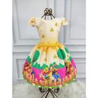 Vestido Perola Menina Infantil Ursinho Pooh