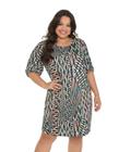 Vestido Plus Size em Liganete Strong Soltinho Secret Glam