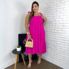 Vestido Plus Size Estilo Verão Com Design Elegante E Confortável