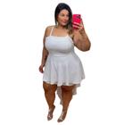 Vestido Plus Size Feminino Short Saia Mullet 0584