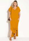 Vestido Plus Size G3,G1,G Midi Tamanhos Grandes com Bolso Malha Confortavel