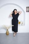 Vestido Plus Size Longo Amarração Cintura