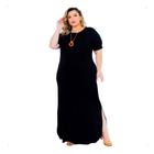 Vestido plus size longo plenitude EXG