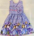 Vestido Temático Princesa Sofia 1 Ano - PopKids Store Moda Infantil