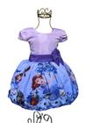 Vestido Princesa Sofia Luxo Temático Infantil