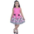 Vestido Rosa Panda Bebê