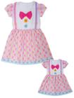 Vestido Tal Mãe Tal Filha Temático Fantasia Palhacinha Kit Adulto e Infantil