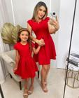 Vestido Tal Mãe Tal Filha Vermelho