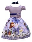 Vestido Temático Princesa Sofia Lilás – Encantos da Manu