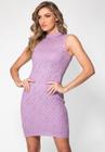 Vestido Tricot Jacquard Guess