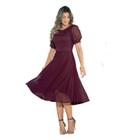 Vestidos Lady Like Chiffon Luciana Pais ( 93651) Evangelica