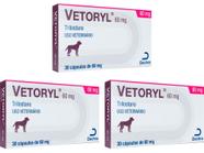 Vetoryl 60mg 30 Cápsulas - Dechra - 3 Unidades