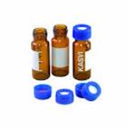 Vial ambar rosca 9 graduado 11,6 x 32 mm 1,5 ml 100 und./cx. Acompanha tampa e septo