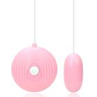 Vibrador Bullet Capsula Shell Ponto G com Controle 7 Vibrações 7cm x 2,5cm Rosa