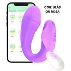 Vibrador Casal Bluetooth APP Celular Controle Remoto Estimulador Clitoriano Mamilos Seios Feminino Namorados SexShop - Wasai