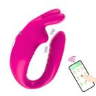 Vibrador de Casal com App de Celular Hera Pink - SI