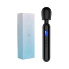 Vibrador de Silicone à Prova d'Água com 10 Frequências e 4 Modos - Temporizador LCD