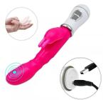 Vibrador Feminino Clitoris Ponto G Rabbit - RECARREGÁVEL - Sexy Import