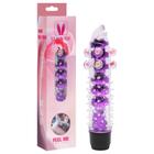 Vibrador Feminino Feel Me Pérolas 15x3,5cm Macio e Gostoso - YouVibe