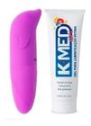 Vibrador Feminino Ponto G Aveludado Forte + Gel K-med Lub