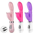 Vibrador macio de silicone para Ponto G e Clitóris - Recarregável sem fio