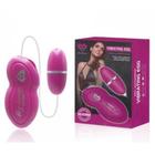 Vibrador mini egg em silicone com controle e fio a prova d'água miss collection