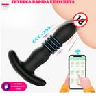 Vibrador Plug anal e Próstata de Telescópico e 10 modos de vibração - WASAI