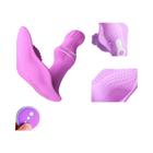 Vibrador Remoto Feminino com Estimulador de Clítoris - Calcinha Massageadora