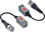 Video Balun Com Extensão Passivo Bnc X Cabo Lan Par - SECCON