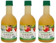 Vinagre de Maçã Organico 400 ml Kit com 3 unidades - Almaromi