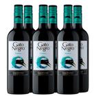 Vinho Argentino Tinto GATO NEGRO Malbec 750ml (6 garrafas)