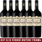 Vinho Argentino Tinto Rutini Cabernet Malbec Kit C/6 750ml