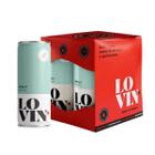 Vinho Lata Lovin Brut White 269ml Pack c/ 4un