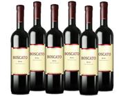 Vinho Merlot Boscato Cave 750Ml - Kit 6 Unidades