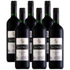 Vinho Tinto Seco 750ml San Diego Kit 6