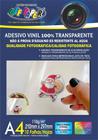 Vinil Adesivo Transparente A4 10 Folhas Jato de Tinta