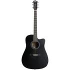 Violão Aço Folk Sunset Black EQ BKOP + GIG Bag - Tagima