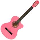 Violão Austin Clássico Acústico Nylon Cutaway Mag6Pk Rosa